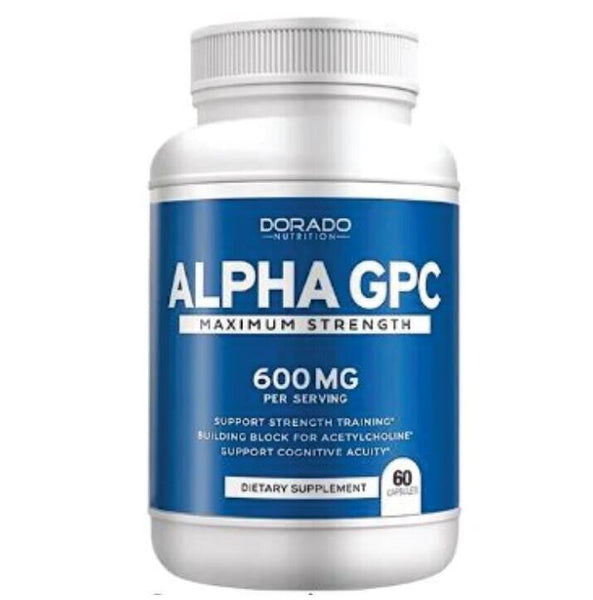 Alpha GPC 600 mg (60 Capsules) Supplement Warfare