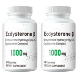 Twin Pack of Ecdysterone (Standardized Extract) 1000mg