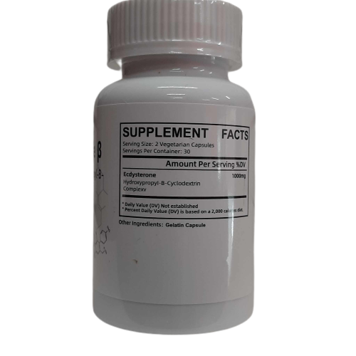 Ecdysterone (Standardized Extract) 1000mg Supplement Warfare