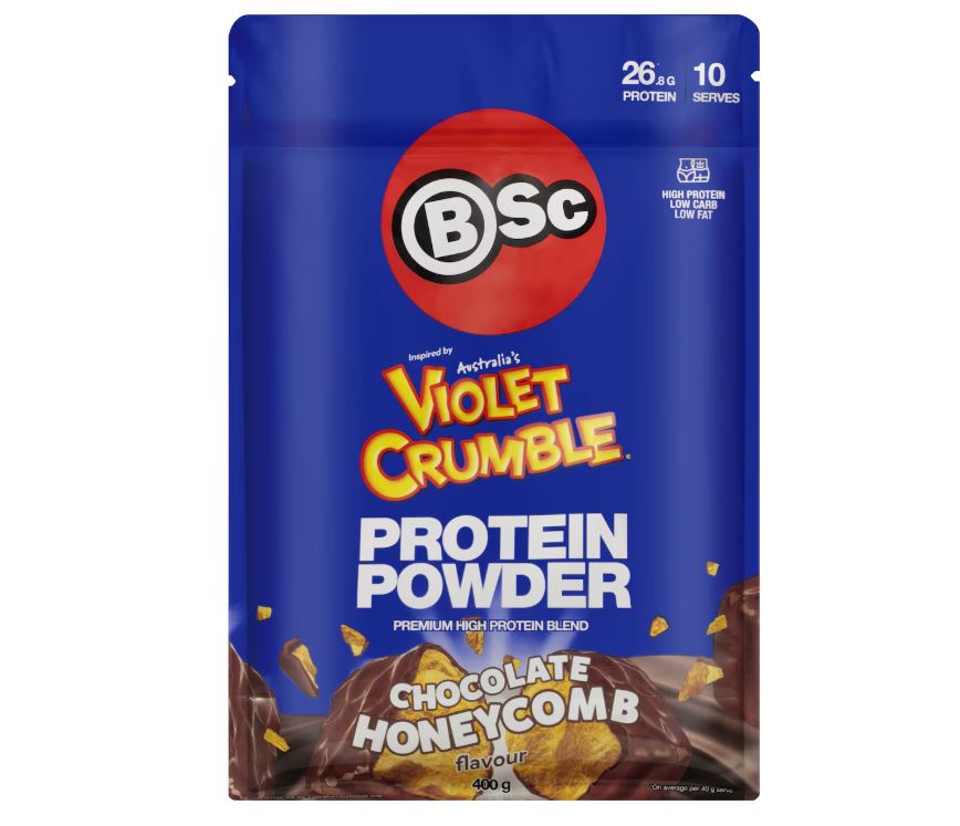 BSC Violet Crumble Protein Powder (400 grams)