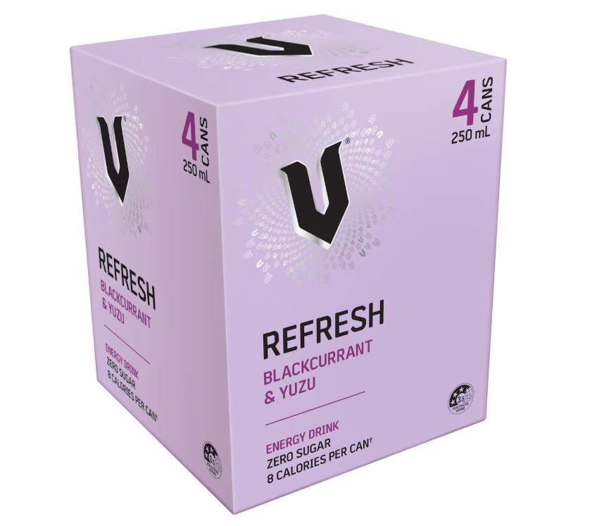 V Refresh Energy Drink 250ml (4 pack)