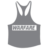 WARFARE Stringer Singlet Grey & White