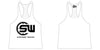 Supplement Warfare White Black Singlet