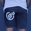 Supplement Warfare Grey & Black Mid Shorts