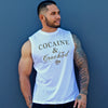 Supplement Warfare Crack3d White Muscle Tank