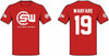 Supplement Warfare 19 Oversized Tshirt Red & White