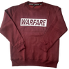 WARFARE Burgundy Sweater