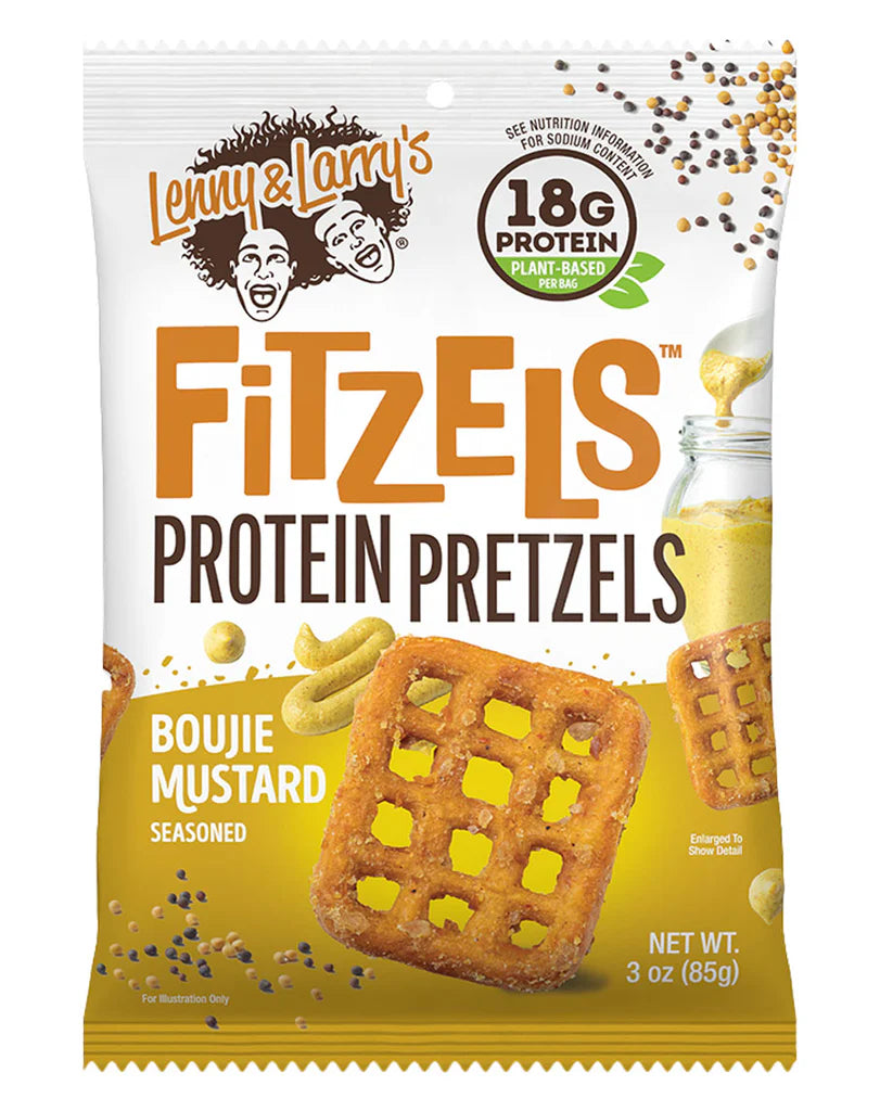Lenny & Larrys Fitzels Protein Pretzels 85 Grams (Box of 8)