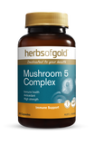 Herbs of Gold Mushroom 5 Complex (60 Capsules)