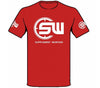 Supplement Warfare 19 Oversized Tshirt Red & White