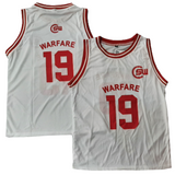 Warfare 19 Jersey White with Red