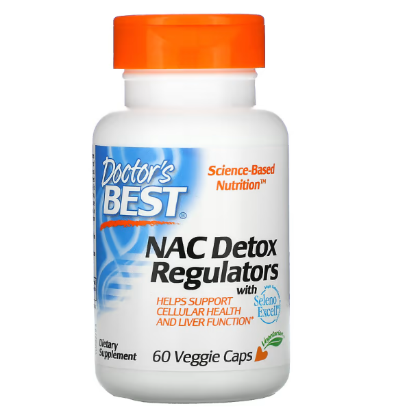 Doctor's Best NAC (N-Acetyl-L-Cysteine) 600mg 60 Capsules