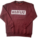 WARFARE Burgundy Sweater